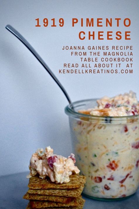 Joanna Gaines recipe for Pimento Cheese from the Magnolia Table Cookbook is a perfect southern delicacy. Read all about it at KendellKreations.com Magnolia Table Recipes, Joanna Gaines Recipes, Homemade Pimento Cheese, Pimento Cheese Recipes, Magnolia Table, Snack Dip, Pimento Cheese, Recipes Appetizers And Snacks, Cheese Spread