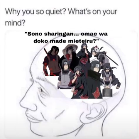 Itachi Memes Funny, Itachi Uchiha Funny, Itachi Memes, Oc Manga, Sasuke And Itachi, Siluete Umane, Marvel Superhero Posters, Snapchat Funny, Naruto Pictures