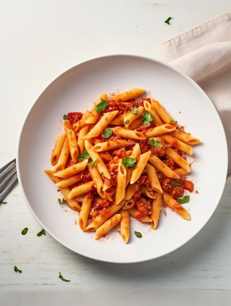 Gluten-Free Penne all’Arrabbiata Arrabbiata Pasta, Marzano Tomatoes, Gluten Free Italian, San Marzano Tomatoes, Light Salad, Gluten Free Recipes For Dinner, Star Food, Gluten Free Dinner, Gluten Free Pasta