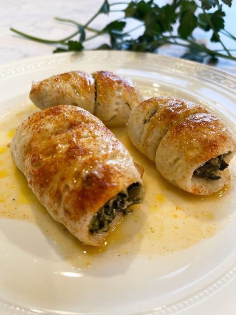 Spinach Stuffed Flounder, Stuffed Flounder Recipes Spinach, Stuffed Flounder, Stuffed Flounder Recipes, Stuff Flounder Recipes, Flounder Fish Recipes, Flounder Recipes, Feta Cheese Recipes, Feta Recipes