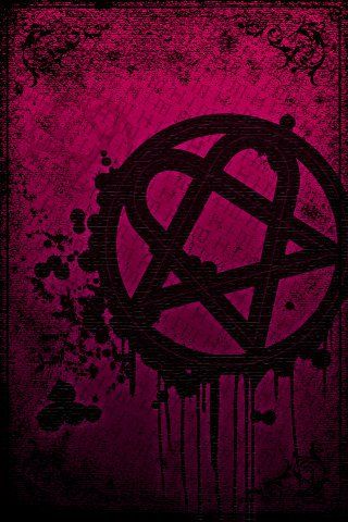 Heartagram Aesthetic, Heartagram Wallpaper, Heartagram Tattoo, Blingee Emo, Chaos Lord, Lose Control, Music Collage, Extreme Metal, Y2k Wallpaper