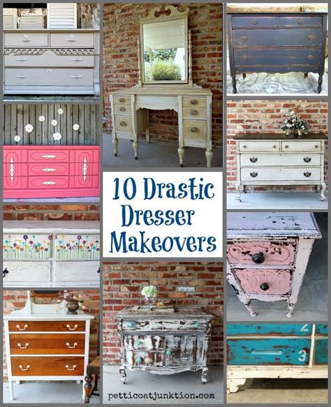 Dressers Makeover, Shabby Chic Dresser, Dresser Makeover, Refurbished Furniture, Furniture Restoration, Paint Furniture, Repurposed Furniture, Flipping Furniture, Redo Furniture