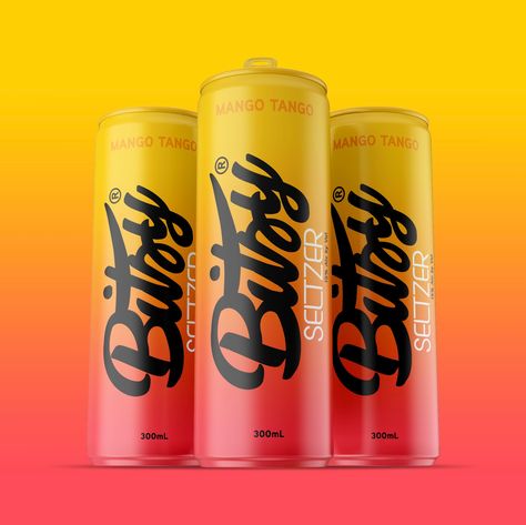 Bitsy Seltzer on Packaging of the World - Creative Package Design Gallery Seltzer Packaging Design, Seltzer Branding, Seltzer Packaging, Kombucha Packaging, Craft Beer Design, Gradient Colour, Designer Board, Creative Package Design, Water Spout