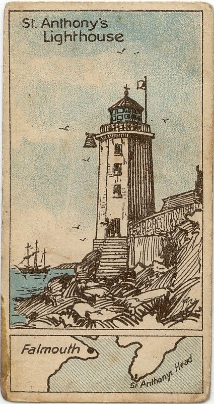 Vintage Lighthouse Illustration, Ancient World Maps, St Anthony's, Lighthouse Tattoo, Vintage Motorcycle Posters, Lighthouse Photos, Lighthouse Pictures, Lighthouse Art, Candy Necklaces