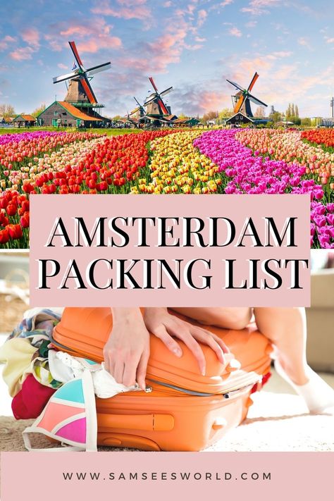 Netherlands Packing List, Amsterdam Packing List Spring, Summer In Netherlands Outfit, What To Wear In The Netherlands, Amsterdam Work Outfit, Outfit Ideas For Amsterdam, Amsterdam May Outfits, What To Wear Amsterdam Spring, What To See In Amsterdam