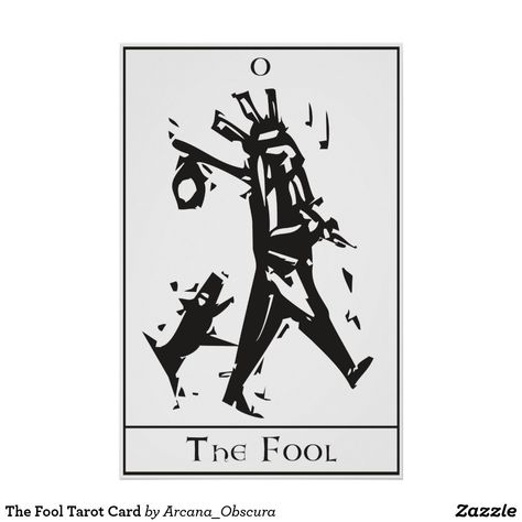 The Fool Tarot Card Poster The Fool Tarot Card Art Minimalist, The Fool Tattoo, Tarot Card Poster, The Fool Tarot Card, Fool Tarot Card, Tarot The Fool, The Fool Tarot, Tarot Design, Tarot Card Tattoo