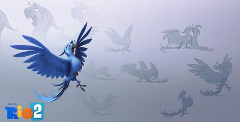 Blue Sky Movie, Bird Animation, Animal Concept, Bird Character, Rio Movie, The Peanuts Movie, Dragon Drawings, Blue Sky Studios, Peanuts Movie