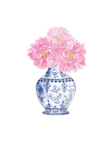 Prints For Picture Frames, China Vase Painting, Aesthetic Dorm Prints, Aesthetic Pictures For Frames Printable, Pink And Blue Wall Prints, Pink Blue And White Aesthetic, Blue And Pink Prints, Pink And Blue Prints, Pink And Blue Wall Art