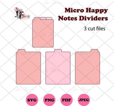 Notebook Dividers, Tabbed Dividers, Happy Planner Punch, A5 Planner Binder, Gift Box Images, A5 Notebook Cover, Happy Planner Printables, Planner Tabs, Binder Dividers