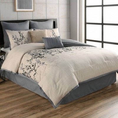 Order confirmation : Target Modern Farmhouse Comforter Sets, Comforter Sets Cozy, Target Bedding Ideas, Embroidered Comforter, Taupe Comforter, Boho Master, Chic Bedding Sets, Season Decorations, Linen Comforter