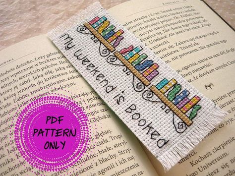 Cross Stitch Bookmark, Stitch Bookmark, Subversive Cross Stitch, Unique Bookmark, Cross Stitch Love, Cross Stitch Books, Cross Stitch Bookmarks, Stitch Book, Book Markers