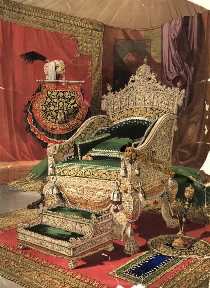 Thrones of India: From Shah Jahan’s Peacock Throne to Tipu Sultan’s Tiger Throne | Sahapedia King On Throne, Royal Throne, Throne Chair, Throne Room, Poster Size Prints, Prince Albert, A4 Poster, European History, Industrial Art