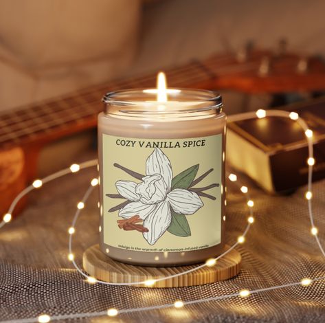 🕯️ Ignite Your Senses with Vanilla & Cinnamon 🕯️ Embark on a tantalizing journey into the world of aromatic bliss with our exclusive collection of vanilla and cinnamon-infused candles. #VanillaCandles #CinnamonInfused #AromaticBliss #CozyAmbiance #TrendyScents #EthicalLuxury #ThoughtfulGifting #VanillaLovers #IndulgeYourSenses Cinnamon Delights, Candles Vanilla, Vanilla Spice, Aromatic Candles, Vanilla Candle, Scented Soy Candles, Etsy Candles, Soy Candle, Scented Candle