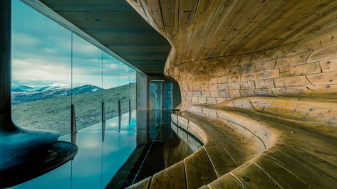 Reindeer Observation Pavilion by Snohetta movie Snohetta Architecture, Dezeen Architecture, Arch Inspiration, House Yard, Melbourne House, Australian Architecture, Architectural Inspiration, Picture Gallery, The Great Outdoors