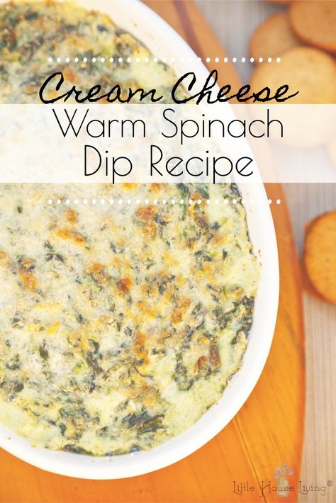 This delicious Cream Cheese Spinach Dip recipe is a wonderful way to use all of the fresh in-season spinach. Even if you don't have any in your garden, you should be able to easily find the ingredients for this recipe to make a perfect afternoon snack. #spinachdip #creamcheesedip #creamcheesespinchdiprecipe Warm Spinach Dip Recipe, Classic Spinach Dip Recipe, Hot Spinach Dip Recipe, Cheese Spinach Dip, Warm Spinach Dip, Cream Cheese And Spinach, Baked Spinach Dip, Best Spinach Dip, Spinach Cheese Dip