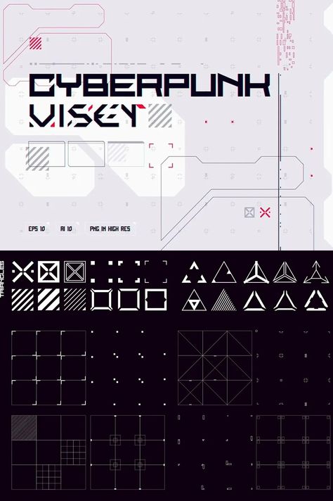 CyberPunk UI Set - Siteoutsite Cyberpunk Sci Fi, Sci Fi Fonts, Cyberpunk Games, Card Ui, Cyberpunk Design, Gfx Design, S Logo Design, Sci Fi Design, Word Fonts