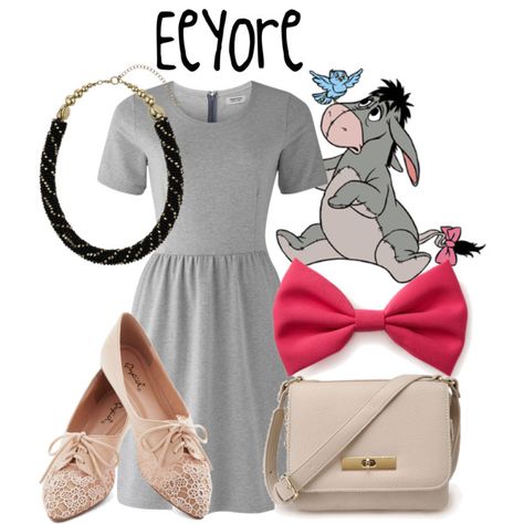 Eeyore Disney Bounding Eeyore, Eeyore Disneybound, Disney Bonding, Disney October, Halloween Costume Ideas Diy, Disneyland 2023, Night Fits, Geek Chic Fashion, Closet Cosplay