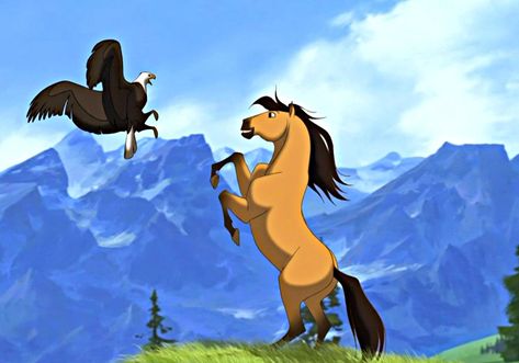 Spirit Horse Movie, Disney Horses, Spirit And Rain, Spirit The Horse, Horse Movies, Foto Disney, Animation Disney, Disney Animated Movies, Childhood Movies