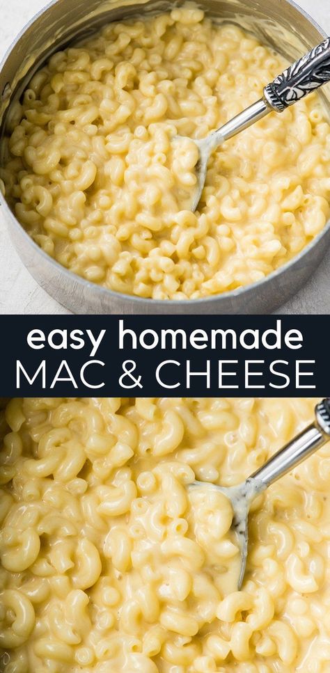 Mac And Cheese Recipe Stovetop, Easy Homemade Mac And Cheese, Homemade Mac And Cheese Recipe Easy, Sweet Pasta, Makaroni Keju, Cream Sauces, Amazing Pasta, Best Mac N Cheese Recipe, Pasta Creamy