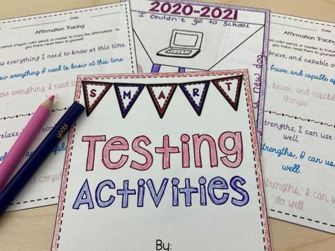 After Standardized Testing, Here are 7 Ideas to Keep Students Quiet and Content - Teach With Tina State Testing, Quiet Activities, Progress Monitoring, Mystery Pictures, Standardized Testing, School Memories, Test Taking, Quotes And Notes, I Need To Know