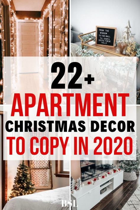 the best apartment christmas decor ideas for 2020 Dorm Room Christmas Decorations, Christmas Dorm Decorations, Dorm Christmas, Christmas Dorm, Apartment Christmas Decor Ideas, College Christmas, Hello Holidays, Apartment Christmas Decor, First Apartment Tips