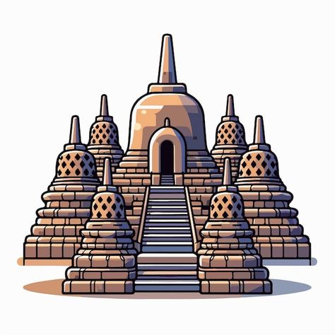 Candi Borobudur Art, Borobudur Art, Borobudur Temple, Group 8, Indonesian Art, Apa Aja, Premium Vector, Graphic Resources, Quick Saves