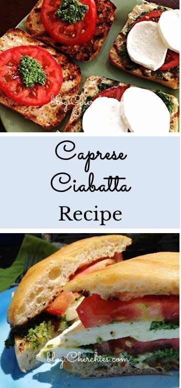 Ciabatta Sandwich Recipes Pesto, Ciabatta Mozzarella Sandwich, Caprese Ciabatta Sandwich, Ciabatta Panini Recipes, Ciabatta Caprese, Ciabatta Panini, Chibatta Sandwich Recipes, Sandwich On Ciabatta Bread, Recipes With Ciabatta Buns