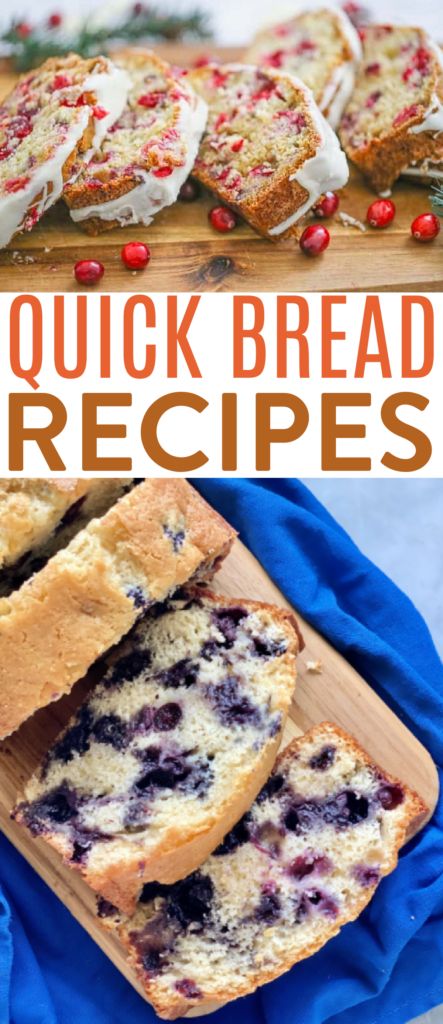 Best Breakfast Breads, Triple Berry Bread, Savory Quick Breads Easy, Bread Using Cake Mix Easy Recipes, Breakfast Breads Recipes, Cake Mix Quick Bread Recipes, Cake Mix Quick Breads Easy Recipes, Breads Made With Cake Mixes, Sweet Breads For Breakfast