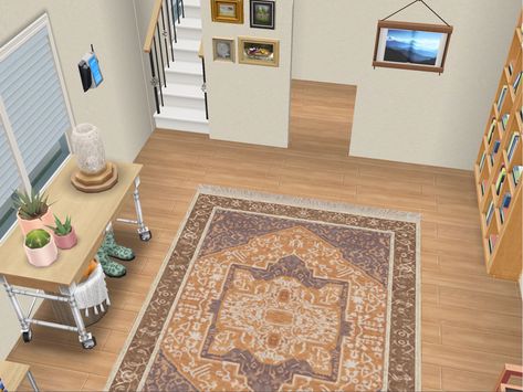 Another cluttered and lived-in look for this family home entrance hallway #simsfreeplay #interiordesign Sims Freeplay Bathroom Ideas, Sims Freeplay Office Ideas, Sims Freeplay Building Ideas, Sims Freeplay Wedding House, Sims Freeplay Haunted House, Sims Freeplay Houses, Sims Free Play, Entrance Hallway, Floor Layout