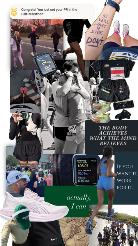 Running Vision Board, Xc Aesthetic, Running Plan For Beginners, Running Inspo, Triathlon Women, Track Goals, Triathlon Motivation, Running Aesthetic, Marathon Motivation