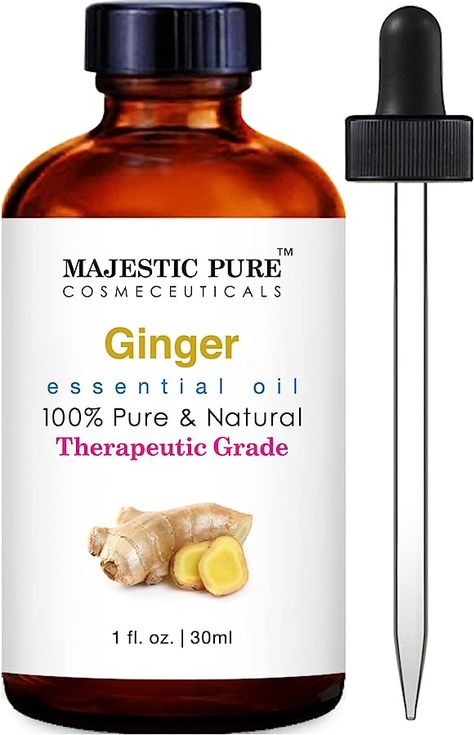 Ginger Oil For Hair, Natural Ginger, Oils For Hair, Asian Spices, Ginger Essential Oil, Ginger Oil, Aromatherapy Massage, Natural Hair Oils, Essential Oils For Hair