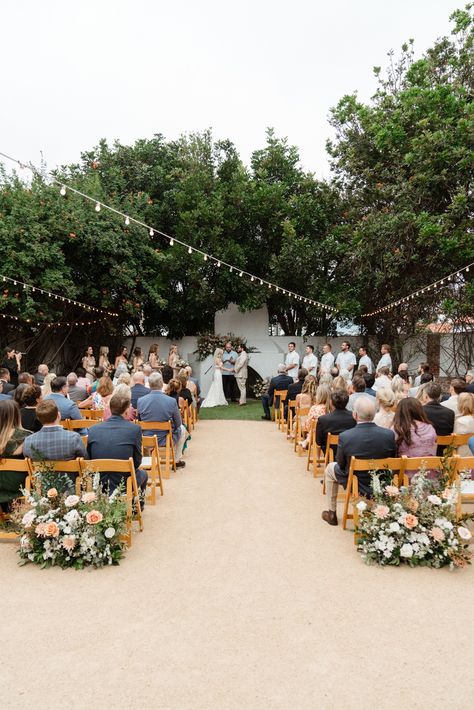 Peachy Boho Casino San Clemente Wedding | Jay's Catering The Casino San Clemente Wedding, Casino San Clemente, Huli Huli Chicken, Champagne Color Dress, San Clemente Wedding, Casino Wedding, Vintage Attire, Event Specialist, Bridesmaid Getting Ready