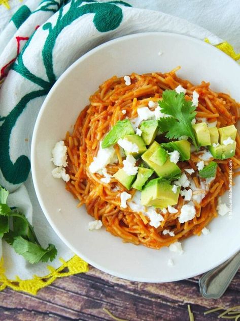 Mexican Vermicelli Recipes, Instant Pot Fideo Recipe, Authentic Fideo Recipe Mexican, Fideo Recipe Mexican With Chicken, Mexican Fideo Recipe, Easy Fideo Recipe, Fideo Seco Recipe, Fideo Recipe Mexican, How To Make Fideo