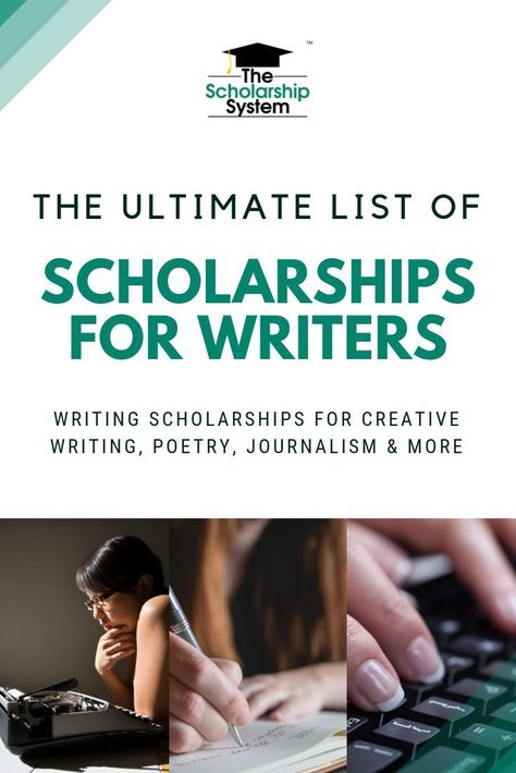 Scholarships for writers are pretty plentiful. If you're looking for writing scholarship opportunities, here is the ultimate list. Scholarship Money, Creative Writing Major, College Financial Aid, Brooklyn College, Scholarships For College Students, Grants For College, College Resources, Financial Aid For College, College Money