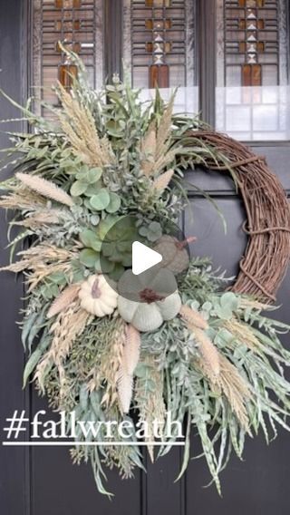 Melissa Vierra on Instagram: "New!! XL fall wreath with succulent & pumpkins!! Dm me #fall #fallwreath #pumpkins #fallhome #fallddcor #fallporch #falldecorations #wreaths #wreath #autumn #autumnwreath" Succulent Pumpkin, Fall Porch, Autumn Wreaths, Autumn Home, Fall Wreath, Dm Me, Pumpkins, Succulent, Fall Decor