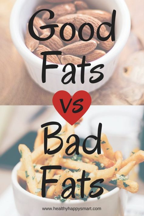 Good Fats vs Bad Fats - guide to what are healthy fats and what are unhealthy fats. What are good fats? List of good fats. List of bad fats. #healthyHappySmart Healthy Fats List, Clean Dinner Recipes, Healthy Diet Tips, Healthy Liver, Good Fats, Digestion Problems, Healthy Nutrition, Nutrition Tips, Diet Tips