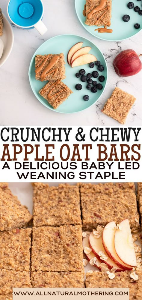 Apple Sauce Snack Ideas, Apple Sauce Breakfast Recipes, Blw Supper Ideas, 11 Month Breakfast Ideas, Recipes Using Baby Oatmeal Cereal, 13 Month Old Breakfast Ideas, Oatmeal For One Year Old, Baby Apple Recipe, Baby Led Weaning Apple Recipes