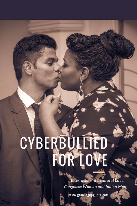 #Cyberbullied For #InterracialLove. #Congolese  Woman And #Indian Man #Afroindian #blindian #blasian #lovestory Interrational Couples, Blindian Couples, Ambw Couples, Never Chase A Man, Woman Meme, Vision Of Love, Interracial Wedding, Mixed Couples, Interracial Couple