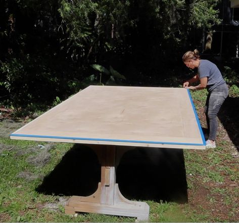 Homemade Ping Pong Table, Diy Outdoor Ping Pong Table, Diy Ping Pong Table Top, Ping Pong Table Painted, Coastal Basement, Concrete Ping Pong Table, Diy Ping Pong Table, Ping Pong Dining Table, Folding Ping Pong Table