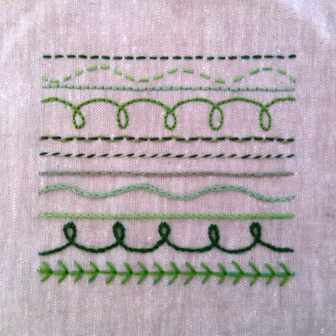 Running Stitch Embroidery, Diy Outfits, Embroidery Hoop Crafts, Embroidery Sampler, Stitch Clothes, Hand Embroidery Tutorial, Different Stitches, Stitch Book, Creative Embroidery