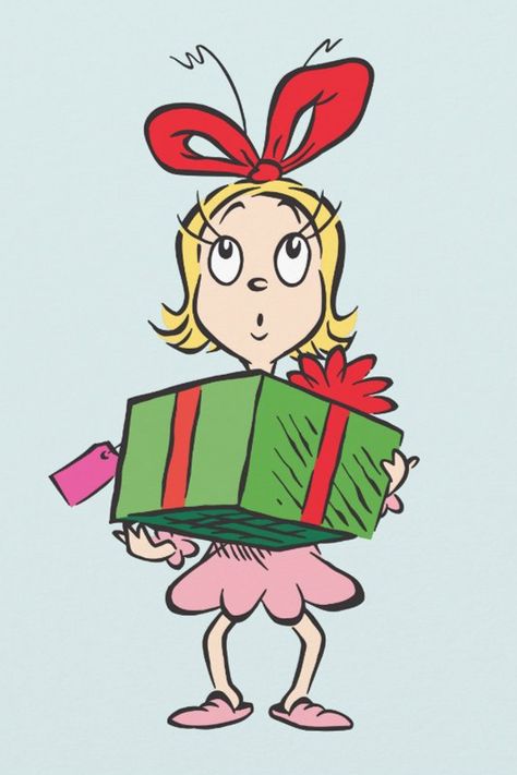 The Grinch | Cindy-Lou Who - Holding Present Holiday Card
The holidays will not be complete without The Grinch! HOW THE GRINCH STOLE CHRISTMAS is a classic story of a town called Who-ville and how the Christmas spirit can melt even the coldest of hearts. Grinch Stuff, Dr Seuss Books, Whoville Christmas, Grinch Christmas Decorations, Cindy Lou Who, Cindy Lou, Grinch Stole Christmas, Christmas Classroom, Christmas Yard