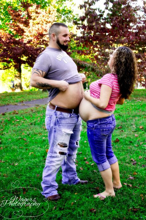 maternity photo session-haha my husband does this to me all the time... Funny Maternity Photos With Husband, Cringe Maternity Shoot, Fun Maternity Pictures With Husband, Maternity Photography Poses Couple Funny, Maternity Photography Funny, Pregnancy Shoot With Husband, Funny Maternity Photography, Funny Maternity Pictures, Funny Maternity Photos