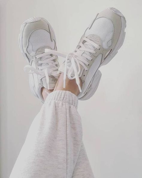 Adidas Falcon Shoes, Adidas Falcon, White Cloud, Shoes Adidas, Line At, Shoes White, Adidas Online, Adidas Tubular Defiant, White Adidas