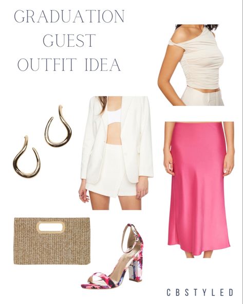 Graduation guest outfit ideas Summer Wedding Outfit Guest Pregnant, Graduation Guest Outfit, Guest Attire, Graduation Outfit, Ladies Party, Guest Outfit, Summer Outfits Women, Guest Dresses, Perfect Outfit