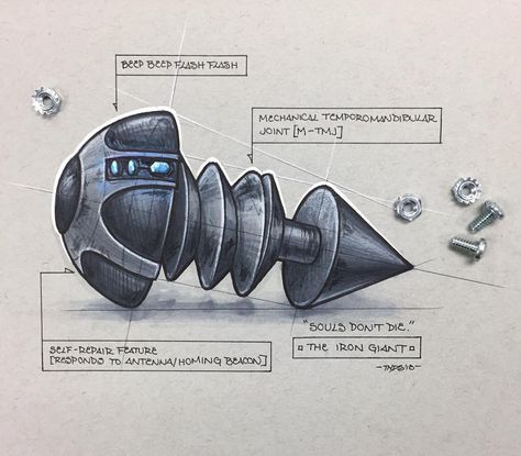 Those nerdy design sketches- The Iron Giant Bolt 🔩 Thanks to @mondonews @therealadamsavage & @normchan for the reference material #theirongiant #theirongiantbolt… Iron Giant Tattoo, Giant Tattoo, Poetic Cinema, Welder Art, Iron Giant, The Iron Giant, Graffiti Doodles, Pop Color, Different Frame Sizes