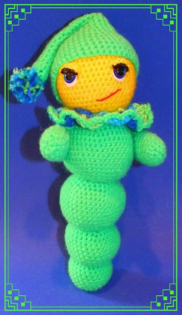 Connie's Spot© Crocheting, Crafting, Creating!: Free Glow Worm Pattern© Glow Worm Crochet Pattern, Crochet Glow Worm, Crochet Blanket Yarn Animals, Crochet Cuddler Free Pattern, Crochet Worm Free Pattern, Weird Crochet Patterns Free, New Crochet Patterns, Crochet Animal Hats, Crochet Free Patterns