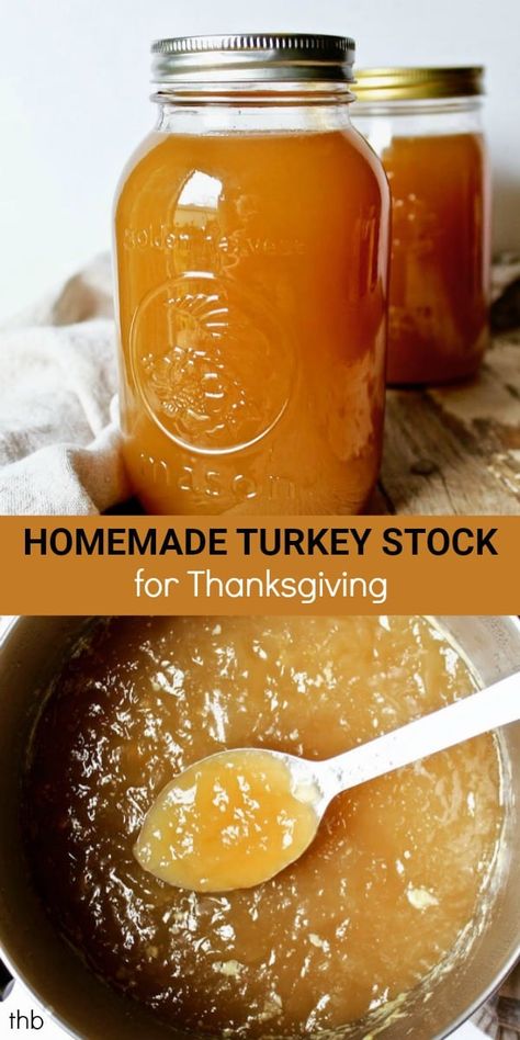 Homemade turkey stock, essential for Thanksgiving dinner ~ to add to the roasting pan, for gravy, to moisten stuffing and for leftover recipes the next day. Turkey Stock Recipe, Turkey Pieces, Leftover Recipes, Stock Recipes, How To Make Turkey, Christmas Feast, Turkey Stock, Turkey Wings, Turkey Chicken