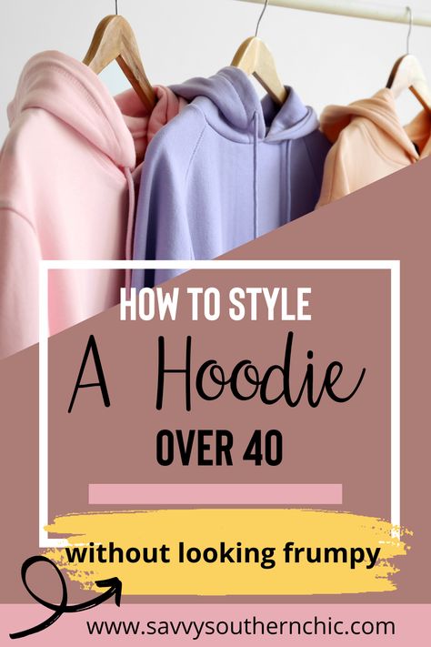 Wear a hoodie in a casual outfit to a backyard barbeque, informal birthday party, out to a casual lunch or dinner, a sporting event, or any number of other casual outings. And look polished doing it. This post shares layered hoodie outfits that look put together and not frumpy for women over 40. Hoodies are a great piece for fall outfits. Hoodie At Work Outfit, Smart Hoodie Outfit Women, Fall Hoodies Women, Cute Hoodie Outfit Women, Comfy Errands Outfit Fall, Hoody Outfits Women Jeans, Hoodie For Work Outfit, Hoodies Under Jackets Outfit, Hoodie And Knee High Boots Outfit