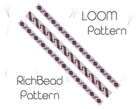 Flower Loom, Bead Loom Kits, Bracelet Loom, Loom Designs, Seed Bead Bracelet Patterns, Beading Loom, Patterns Floral, Stitch Jewelry, Bead Loom Designs