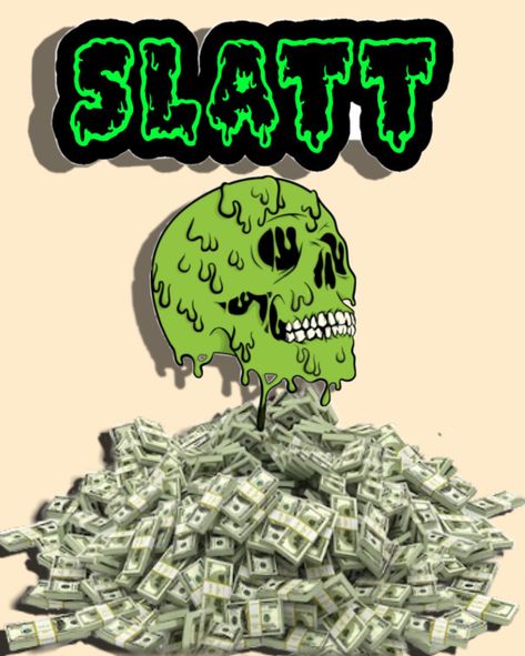 Thug Slime Slatt, Slatt Slime Wallpaper, Slatt Wallpaper, Thug Slime, Young Thug Album, Slime Wallpaper, Streetwear Ideas, Red Acrylic Nails, Rap Wallpaper